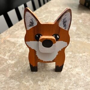 Eye Glasses Mount - Wooden Fox